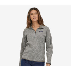 Patagonia Better Sweater Women Size XS Gray 1/4 Zip Knit Fleece Classic Pullover